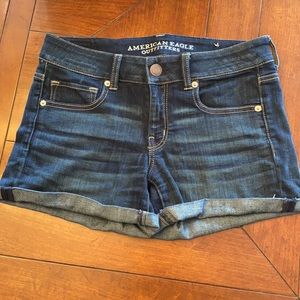 American Eagle Denim MIDI Shorts